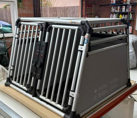 Auto bench large 2 honden, Dieren en Toebehoren, Hondenbenches, Zo goed als nieuw, Ophalen