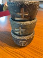 3 japanse potjes, Ophalen