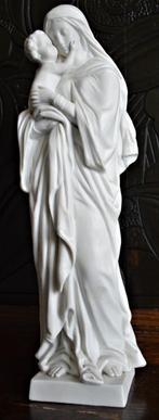 Bisquit Maria 35 cm, Antiek en Kunst, Antiek | Religieuze voorwerpen, Ophalen of Verzenden