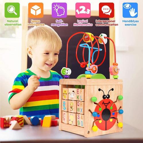 Speelgoed Educatief telraam kralenframe kralen kinderen set, Kinderen en Baby's, Speelgoed | Educatief en Creatief, Nieuw, Bouwen