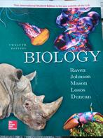 Biology  Raven Johnson Mason Losos 12th edition, Comme neuf, Enlèvement