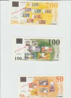 TESTNOTITIES PROMOTIENOTJE 5-20-50-100-200 EURO 01/01/2002, Postzegels en Munten, Setje, Ophalen of Verzenden, 5 euro, Overige landen