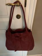Kwaliteitsleer handtas wijnrood meerdere verdelingen , geen, Ophalen of Verzenden