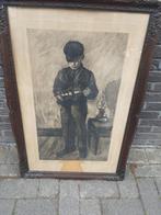 Ets Pol craps( naar een werk van Ensor, Antiek en Kunst, Kunst | Etsen en Gravures, Ophalen