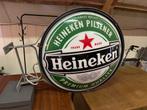 Lichtreclame Heineken, Verzamelen, Merken en Reclamevoorwerpen, Ophalen, Gebruikt, Lichtbak of (neon) lamp
