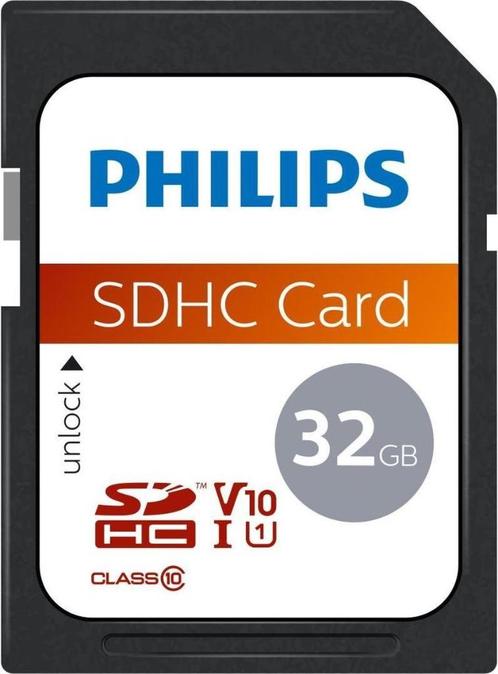 Philips UHS-I SDHC Card, TV, Hi-fi & Vidéo, Photo | Cartes mémoire, Neuf, SDHC, 32 GB, Enlèvement ou Envoi