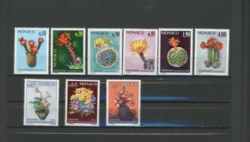 2 Séries Timbres Neufs Monaco Fleurs Cactus, Enlèvement ou Envoi, Non oblitéré, Animal et Nature