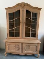 Vitrinekast, Huis en Inrichting, Kasten | Vitrinekasten, Ophalen, Met deur(en), 100 tot 150 cm, Zo goed als nieuw