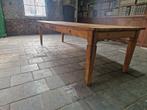 300 cm lange boerentafel met 3 laden  mooi geleefd blad, Ophalen of Verzenden, Gebruikt