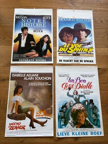 Set van 11 filmposters, originele Belgische versies beschikbaar voor biedingen