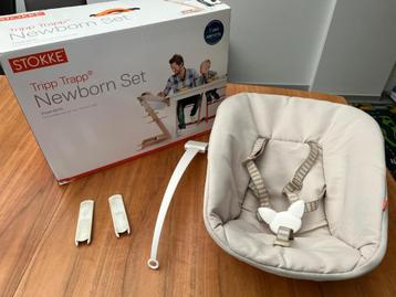 Set pour nouveau-né Stokke Tripp Trapp, Enlèvement, Comme neuf, Chaise de table, Coulissant