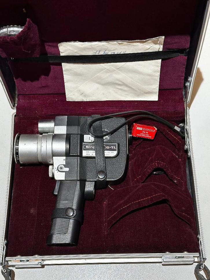 Konica Single 8 6tl in originele draagtas, Audio, Tv en Foto, Fotocamera's Analoog, Gebruikt, Compact, Konica, Ophalen of Verzenden