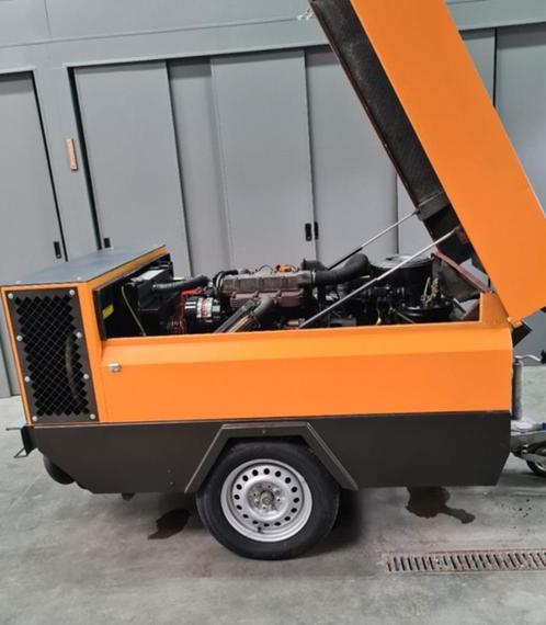 Rotair MDVN 41A mobiele Diesel Compressor, Doe-het-zelf en Bouw, Compressors, Zo goed als nieuw, 6 tot 10 bar, Ophalen