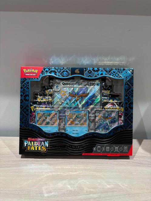 Quaquaval EX Paldean Fates Premium Collection pokemon SV4.5, Hobby en Vrije tijd, Verzamelkaartspellen | Pokémon, Ophalen of Verzenden