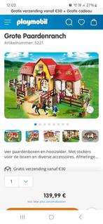 Playmobil: Grote paardenranch 5221, Ophalen, Gebruikt