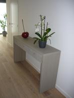 Sidetable in fineereik, Huis en Inrichting, Tafels | Sidetables, Ophalen, Gebruikt, 100 tot 150 cm, Eikenhout