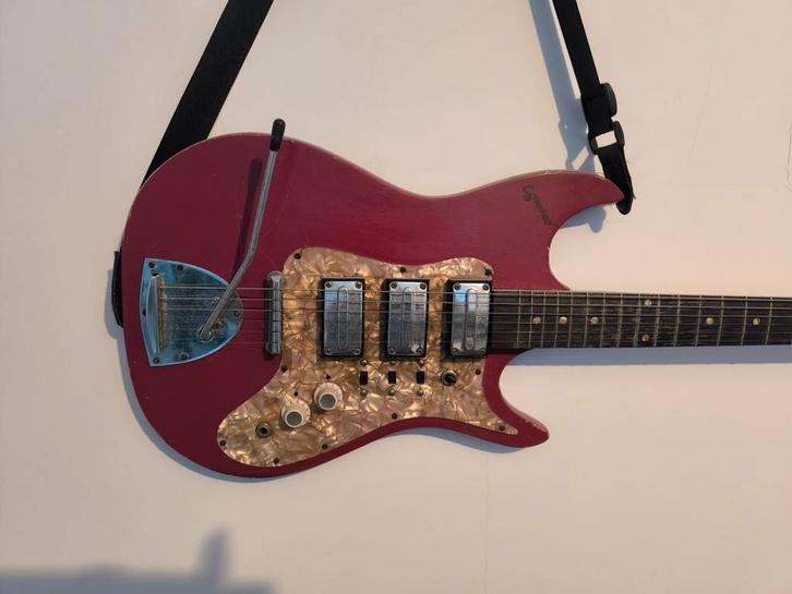 Elektrische gitaar (Egmond), Muziek en Instrumenten, Snaarinstrumenten | Gitaren | Elektrisch, Gebruikt, Semi-solid body, Overige merken