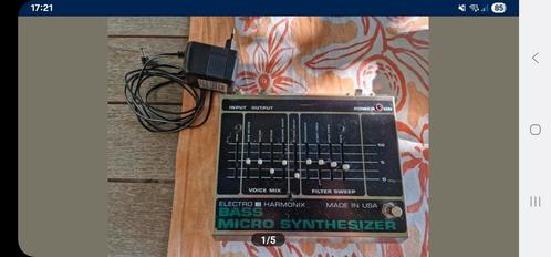 Elektro Harmonix Bass Micro Synthesizer, Muziek en Instrumenten, Effecten, Gebruikt, Ophalen of Verzenden