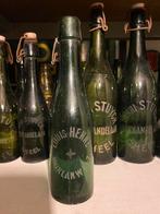 Bierfles brouwerij brasserie Louis henne morlanwelz, Gebruikt, Ophalen of Verzenden