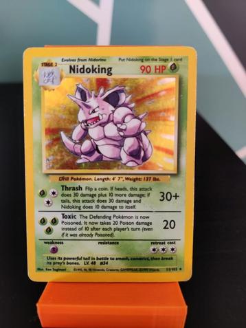 Nidoking #11 - Pokémon base set (1999)