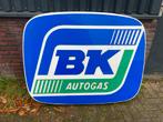 BK Autogas oude reclame lichtbak, Reclamebord, Gebruikt, Ophalen of Verzenden