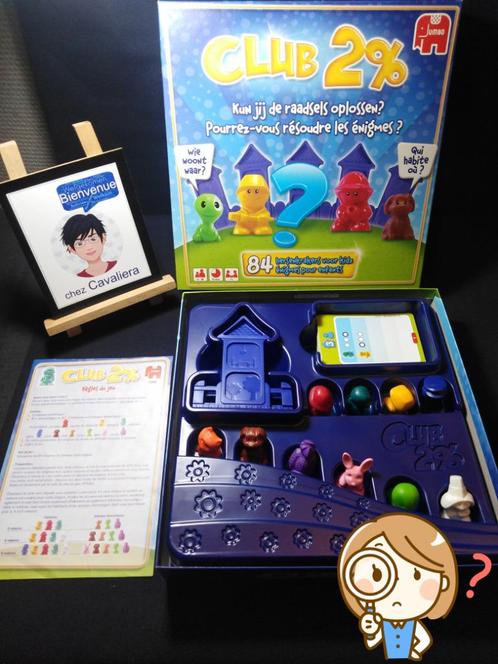 Club 2% - Puzzelspel - Puzzel vanaf 4 jaar -, Kinderen en Baby's, Speelgoed | Educatief en Creatief, Zo goed als nieuw, Puzzelen