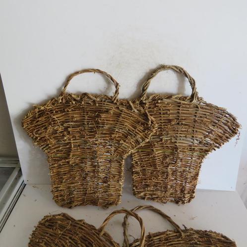 rieten krulwilg mandjes muurdecoratie hobby, creatief, Hobby en Vrije tijd, Overige Hobby en Vrije tijd, Zo goed als nieuw, Ophalen of Verzenden