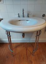Retro wastafel op poten - Jacob Delafon Paris, Ophalen, 50 tot 100 cm, Zo goed als nieuw, Minder dan 100 cm