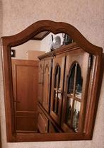 Licht bruine houten spiegel, Antiek en Kunst, Antiek | Spiegels, Ophalen