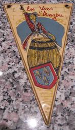 Fanion / Drapeau. Vin d'Anjou +/- 1950, Ophalen of Verzenden, Gebruikt