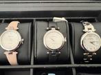 3x Rodania dameshorloge 3ATM sapphire crystal, Handtassen en Accessoires, Horloges | Dames, Overige merken, Leer, Staal, Polshorloge