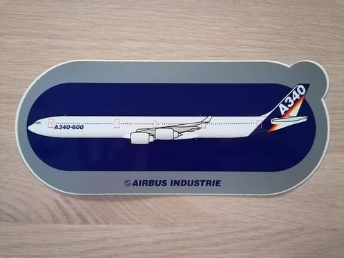 Autocollant Industrie Airbus #01 Airbus A340-600, Collections, Aviation, Neuf, Autres types, Enlèvement ou Envoi
