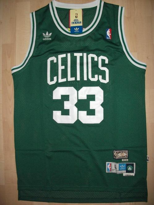 Boston Celtics Retro Jersey Bird maat: L, Sports & Fitness, Basket, Neuf, Vêtements, Envoi