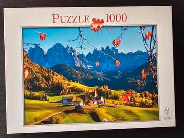 Puzzle de 1000 pièces, Tyrol du Sud, complet.