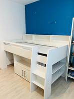 Lit mezzanine Emob avec bureau en très bon état, Ophalen, Gebruikt