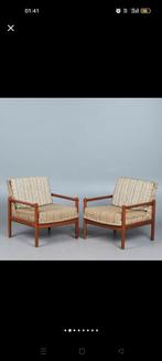paire de fauteuils Danois vintage années 60, Ophalen of Verzenden