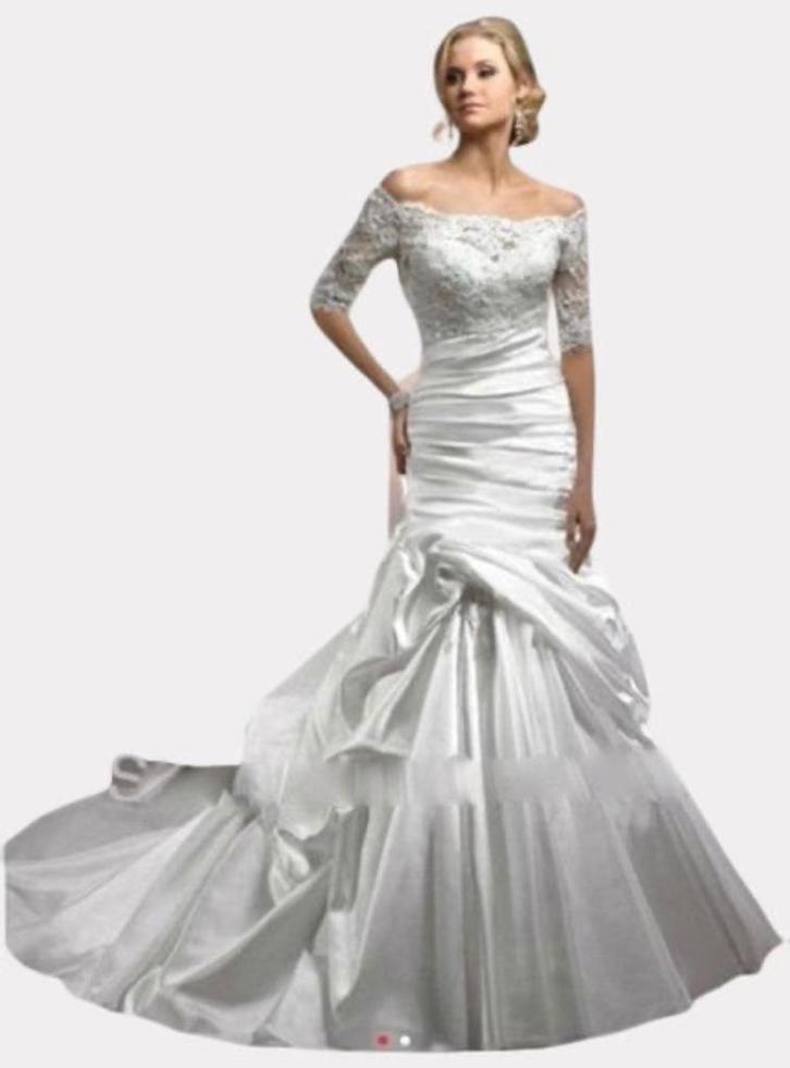 trouwjurk Grote maat trouwjurk maat 44 46 48 50, Kleding | Dames, Trouwkleding en Trouwaccessoires, Nieuw, Trouwjurk, Ophalen of Verzenden
