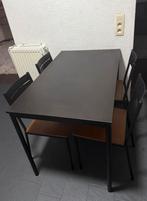 Ikea tafel+4stoelen, Enlèvement, Comme neuf