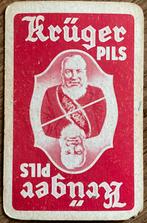 Speelkaart KRÜGER PILS, Verzamelen, Ophalen of Verzenden, Gebruikt, Speelkaart(en)