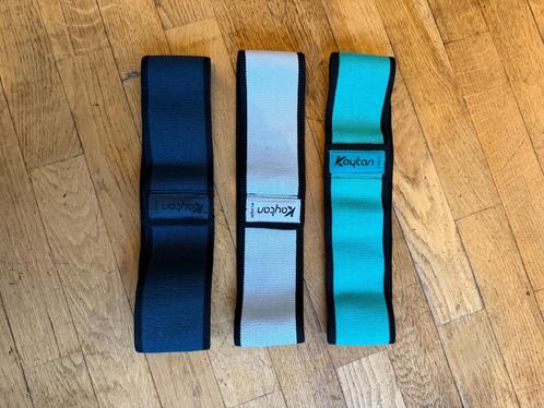 Lot 5 élastiques fitness & muscu – Kaytan + Decathlon – parf, Sport en Fitness, Fitnessapparatuur, Zo goed als nieuw, Overige typen