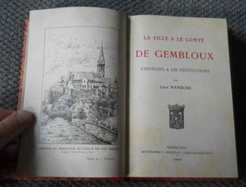 La ville et le comté de Gembloux  (Léon Namèche) beschikbaar voor biedingen
