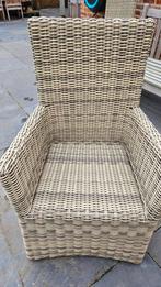 4 kwalitatieve stoelen "wicker" in nieuw staat, Ophalen, Zo goed als nieuw