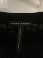 Mooie zwarte trui pull Sarah Pacini M met motief, als Nieuw, Enlèvement ou Envoi
