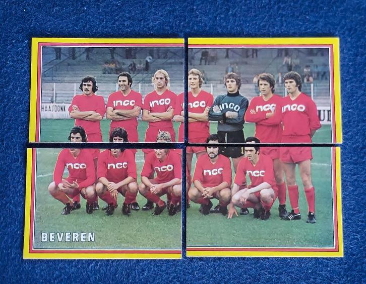 Panini stickers voetbal ' FB 1975 - team SK Beveren ', Hobby en Vrije tijd, Stickers en Plaatjes, Nieuw, Meerdere stickers, Ophalen of Verzenden
