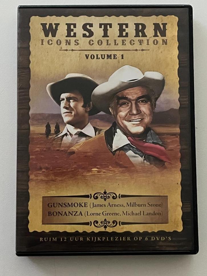 Western Icons collection - Volume 1 (Gunsmoke/Bonanza) 6-DVD, Cd's en Dvd's, Dvd's | Tv en Series, Gebruikt, Actie en Avontuur
