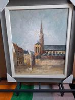 Schilderij O.L. Vrouwetoren., Antiek en Kunst, Kunst | Schilderijen | Klassiek, Ophalen