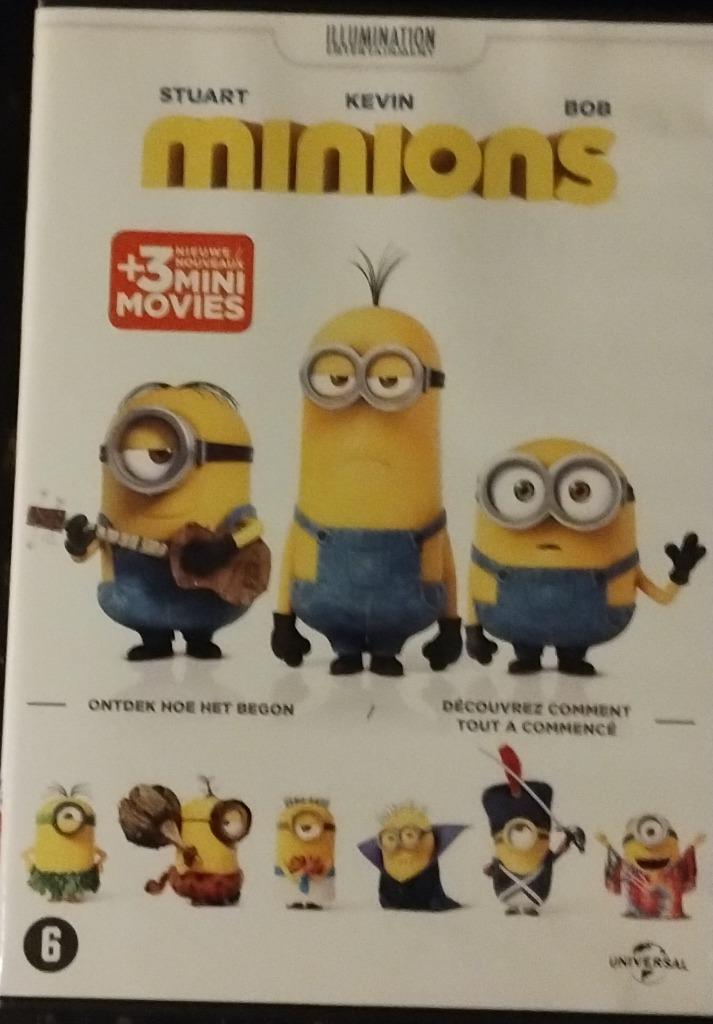Minions DVD in zeer goede staat, Cd's en Dvd's, Dvd's | Tekenfilms en Animatie, Gebruikt, Amerikaans, Poppen of Stop-motion, Vanaf 6 jaar