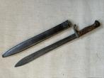 wo1 - Duitse Butcher bajonet met schede - Richard H Solingen, Verzamelen, Ophalen of Verzenden, Landmacht, Mes of Dolk