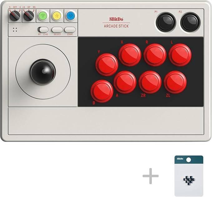 8Bitdo arcade stick voor Nintendo Switch & Windows, Games en Spelcomputers, Spelcomputers | Nintendo Switch, Nieuw, Ophalen
