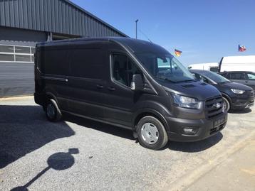 ford transit l3h2 130pk automaat 2025 10 km 32900e ex, Auto's, Bestelwagens en Lichte vracht, Stof, 4 cilinders, Bedrijf, Diesel